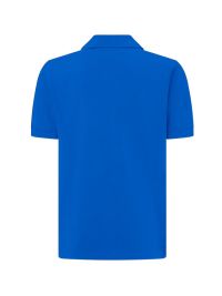 Blaues Kinder Poloshirt aus Bio-Baumwolle mit Kragen – Schuluniform geeignet